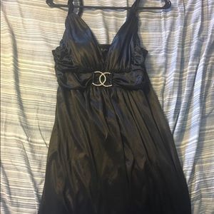 Little black dress.